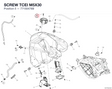 SCREW TCEI M5X30 77150478B diagram position
