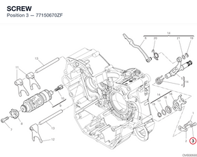 SCREW 77150670ZF diagram position