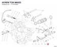 SCREW TCEI M8X25 77151250Z diagram position