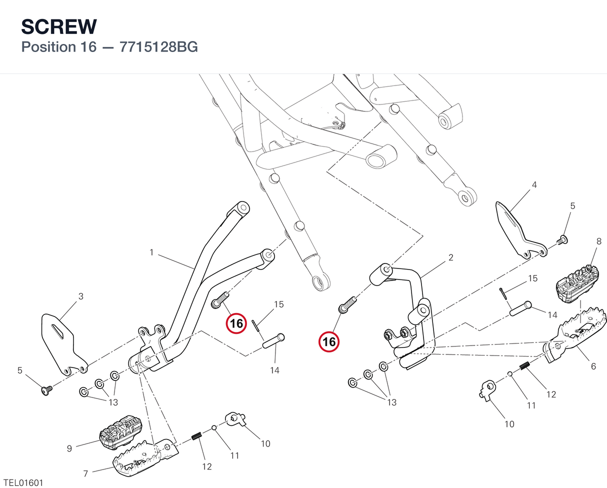 SCREW 7715128BG diagram position