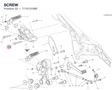 SCREW 77151318BF diagram position