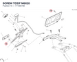 SCREW TCEIF M6X20 77156678B diagram position