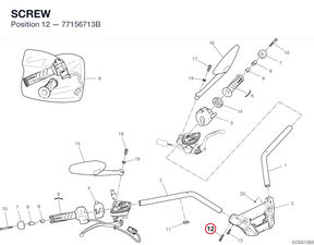 SCREW 77156713B diagram position