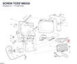 SCREW TCEIF M6X35 77156721B diagram position