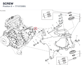 SCREW 7715725BG diagram position