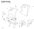 SCREW M10X20 77157522B diagram position