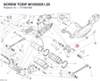 SCREW TCEIF M10X50X1.25 77159378B diagram position
