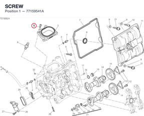 SCREW 77159541A diagram position
