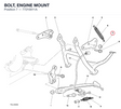 BOLT, ENGINE MOUNT
