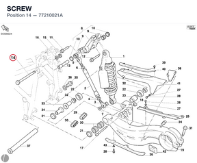 SCREW 77210021A diagram position