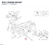 BOLT, ENGINE MOUNT