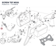 SCREW TEF M5X8 77210461B diagram position