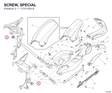 SCREW, SPECIAL 77211051A diagram position