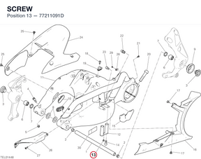 SCREW 77211091D diagram position