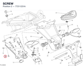 SCREW 77211231A diagram position
