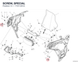SCREW, SPECIAL 77211251A diagram position