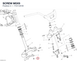 SCREW M5X9 77211251B diagram position