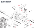 SCREW, SPECIAL 77211261B diagram position