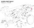 SCREW TBEIF M5X18 77213203B diagram position
