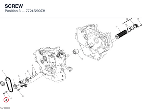 SCREW 77213290ZH diagram position