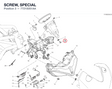 SCREW, SPECIAL 77215051AA diagram position