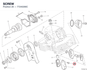 SCREW 77240288C diagram position