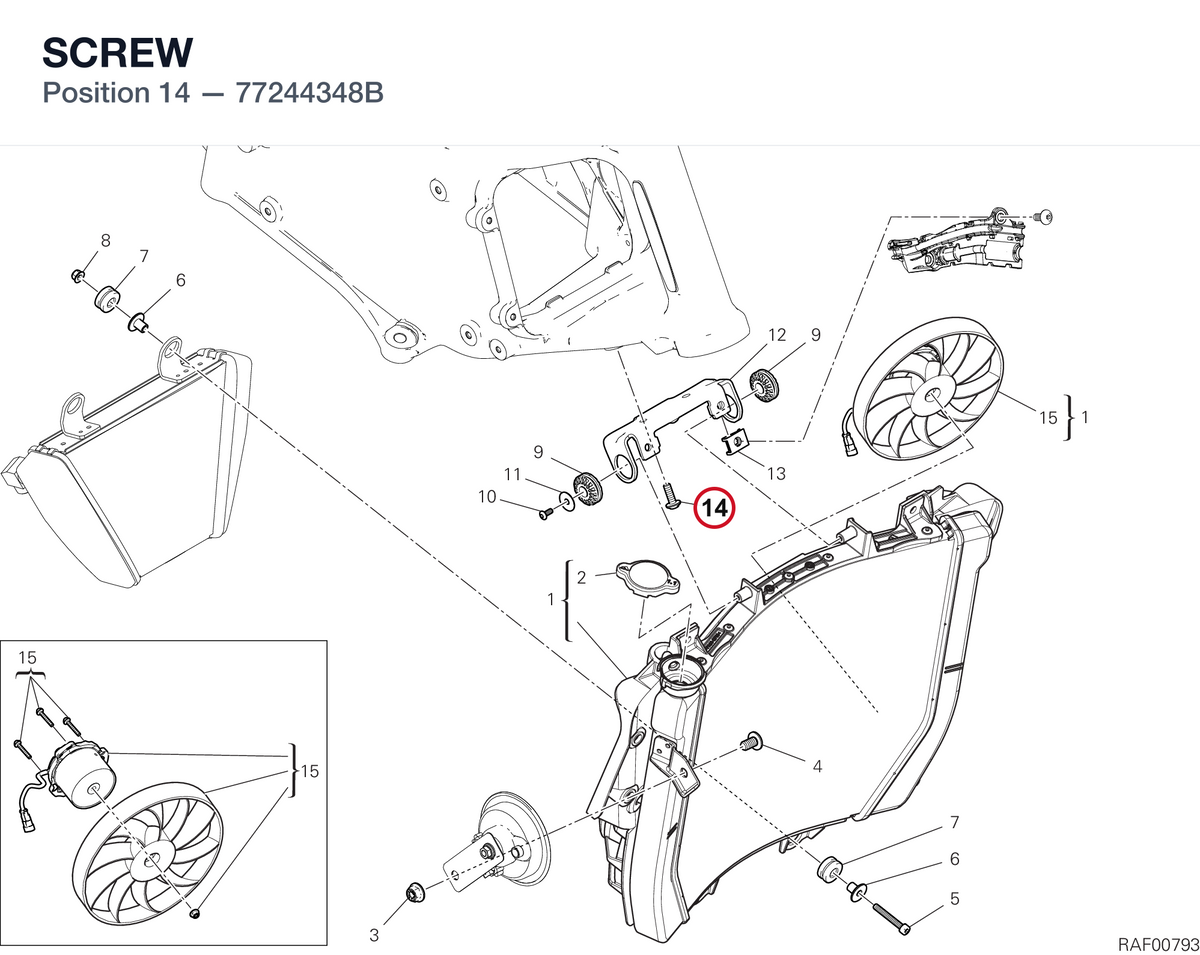 SCREW 77244348B diagram position