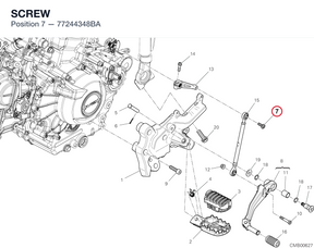 SCREW 77244348BA diagram position