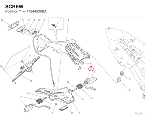 SCREW 77244538BA diagram position
