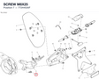 SCREW M8X25 7724453AF diagram position