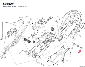 SCREW 77244583B diagram position