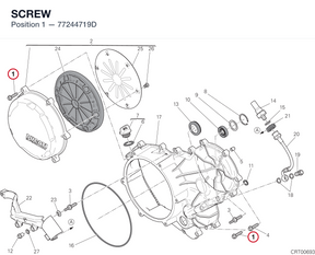 SCREW 77244719D diagram position