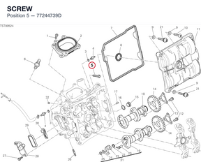 SCREW 77244739D diagram position