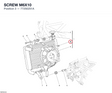 SCREW M6X10 77250251A diagram position