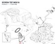 SCREW TEF M5X16 77250748B diagram position