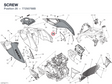 SCREW 77250788B diagram position