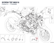 SCREW TEF M6X16 77250998B diagram position