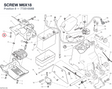 SCREW M6X18 77251008B diagram position