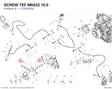 SCREW TEF M6X22 10.9 77251023C diagram position