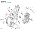 SCREW 7725131BG diagram position