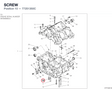 SCREW 77251350C diagram position