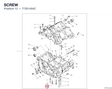 SCREW 77251404C diagram position