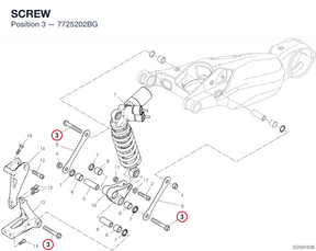 SCREW 7725202BG diagram position