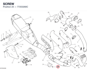 SCREW 77253268C diagram position