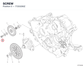 SCREW 77253290Z diagram position