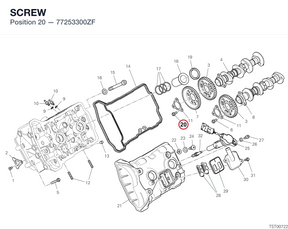 SCREW 77253300ZF diagram position