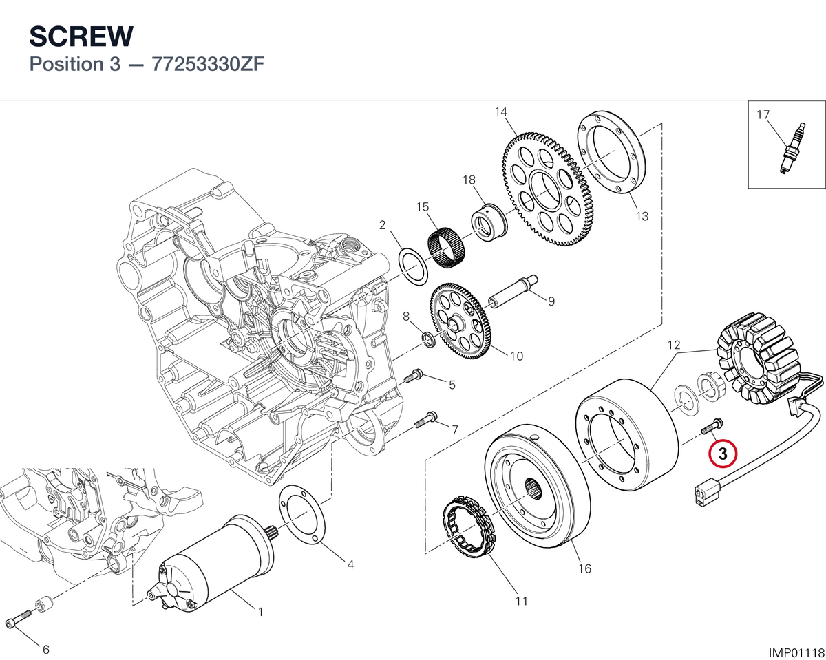 SCREW 77253330ZF diagram position