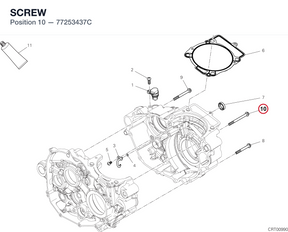 SCREW 77253437C diagram position