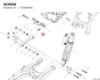 SCREW 7725364BG diagram position