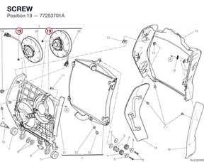 SCREW 77253701A diagram position